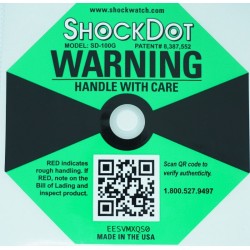 SHOCK DOT防震標簽掃碼辨真偽360°監測范圍