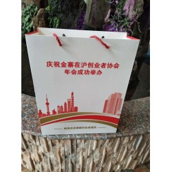 白牛卡禮品手提袋，安徽廠家直供，定制生產(chǎn)，可設計版面