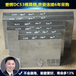 惠州DC53模具鋼【500強認可】譽輝DC53模具鋼廠家