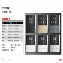 PESB/235.10.1-131  智能溫控面板銀河灰