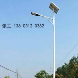 滄州縣太陽能led路燈，滄州縣農村雙臂40瓦太陽能led路燈