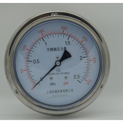 廠家直供Y-100A/Z/MF(B)/316隔膜壓力表?